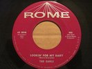 THE EARLS ROME DOO-WOP GROUP HARMONY 45 RECORD #102 VG++