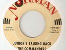 THE COMMANDERS - JUNIORS TALKING BACK / MORE THAN WORDS OBSCURE NORTHERN SOUL 45
