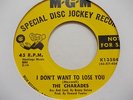 NORTHERN SOUL THE CHARADES I DONT WANT TO LOOSE YOU MGM DEMO
