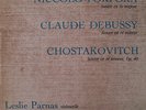 Parnas: Cello Sonatas by Shostakovich, Debussy, Porpora - Pathe DTX 309