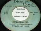 FINNIGANS WAKE SITUATION SAD GARAGE PSYCH & WALKING THE DOG SOUL RARE 45 HEAR