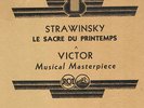 RED VICTOR 'z' PRESSING SET VM-74:STOKOWSKI CONDUCTS 'SACRE du PRINTEMPS' (1930)