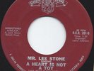 LEE STONE A Heart Is Not A Toy ROYAL CREST 45 northern soul popcorn ((HEAR))