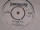 MASTERMINDS SHE BELONGS TO ME TAKEN MY LOVE IMMEDIATE IM 005 BADFINGER VINYL 7