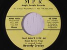 rare Soul Funk 45 BEVERLY CROSBY on MAGIC PEOPLE Listen