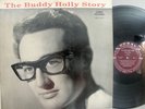 BUDDY HOLLY STORY LP on CORAL 1959 maroon label