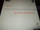 ARTHUR GRUMIAUX : BACH 6 SONATEN UND PARTITEN FÜR VIOLINE ALLEIN 3LP BOX PHILIPS