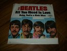 Beatles “Beatles All You Need Is Love” 7” 45 w/PS, Original Capitol 5964 1967