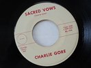 RARE INDIANA SACRED 45 Charlie Gore - Empty Cross   Blank Records (1960) VG+