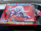 IRON MAIDEN 'A REAL LIVE ONE' 1993 1ST UK PRESS G/FOLD + PIC INNER: EX+