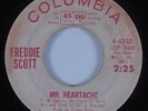 Northern Soul 45 FREDDIE SCOTT Mr. Heartache COLUMBIA HEAR