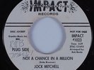 Northern Soul 45 JOCK MITCHELL Not A Chance In A Million IMPACT HEAR VG++