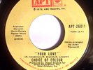 NORTHERN XOVER 45-CHOICE OF COLOUR-YOUR LOVE /YOU'RE TWENTY ONE TODAY on APT