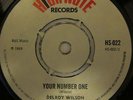 DELROY WILSON YOUR NUMBER ONE / I'VE TRIED MY BEST HIGH NOTE SKINHEAD HEAR
