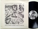 DIE FORM/ASMUS TIETCHENS - FACE TO FACE VOL 1 - FRENCH ODD SIZE LP electronic