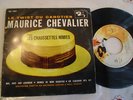 LES CHAUSSETTES NOIRES MAURICE CHEVALIER  ITALY EP BE 7007 BARCLAY 60'S