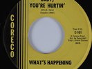 Northern Soul Garage Mod 45 WHAT'S HAPPENING Baby You're Hurtin' CORECO HEAR