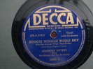 ANDREWS SISTERS 78 ON DECCA 