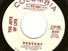JOYS OF LIFE:Descent 2:10- Good Times Are Over 2:01-U.S. 5-1967 Columbia DJ