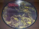 IRON MAIDEN - RUNNING FREE / SANCTUARY picture disc pic disk pict.vinyl LP 12