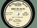 5 Royales King 4744 E+ R&B promo 78 Monkey Hips & Rice b/w Devil With The Rest