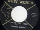 Texas R&B SOUL Tammy James NEW WORLD 2001 (( ? )) That's fat jack