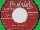 CLARENCE GATEMOUTH BROWN Okie Dokie Stomp 45rpm Peacock 1954 red label