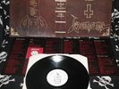 VENOM LP - AT WAR WITH SATAN GAT COVER FIRST UK PRESS NEAT RECORD VINYL RECORD