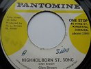GLEN BROWN / HIGHHOLBORN ST. SONG / LISTEN