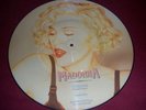 MADONNA CHERISH EXTENDED VERSION RARE PICTURE DISC Sire W2883TP EX