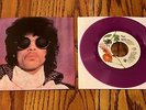 PRINCE   WHEN DOVES CRY   17 DAYS  ORIGINAL PURPLE VINYL 45  WITH PICTURE SLEEVE