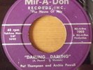 PAT THOMPSON & ARCHIE POWELL Darling... on Mir-A-Don Northern Soul RARE