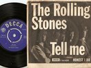 THE ROLLING STONES TELL ME NORWAY DANISH 45+PS 1964 FIRST RELEASED WHITE LETTERS