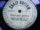 RARE CRAZY CAVAN  TEDDY BOY BOOGIE