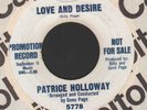 NORTHERN SOUL   PATRICE HOLLOWAY  LOVE AND DESIRE  &  ECSTASY