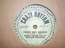 CRAZY CAVAN, TEDDY BOY BOOGIE, CRAZY RHYTHM RECORDS 1972