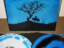 SIGH GALLOWS GALLERY 2LP 200 WHITE/BLUE & BLACK/BLUE RARE Sabbat Mayhem Burzum
