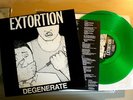 EXTORTION Degenerate LP NM 1st PRESS GREEN WAX RARE 45RPM w/Insert Infest Spazz