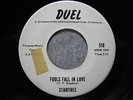 STARFIRES 45 Fools Fall In Love DUEL r&b doo wop MINT