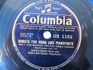 2x 78rpm DENNIS BRAIN+DENIS MATTHEWS - BEETHOVEN Sonata for HORN+PIANO