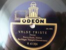 78rpm ROTH + DEMETRIESCU play VECSEY+MOZART - ORIG. GERMAN ODEON