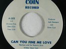 Funk/Deep Soul 45 HARRISON & THE MAJESTIC KIND Can You Fine Me Love on Coin VG++