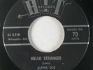 Northern Soul 45 ALPHA ZOE Hello Stranger on Hit VG++