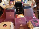 Columbia gramophone and approximately 500+ 78rpm records. HMV MGM ect