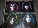 KISS Solo Records ALL 4 LPS Vinyl W/Posters Paul Gene Ace Frehley Peter Criss