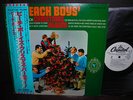 Beach Boys Christmas Album Japan PROMO LP OBI WHITE LABEL