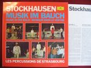Stockhausen  MUSIK IM BAUCH - Les Percussions de Strasbourg LP DGG 2530913
