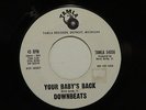 northern soul THE DOWNBEATS Your Baby's Back TAMLA M- DJ  hear soundclip