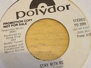CRYSTAL CLEAR / STAY WITH ME / POLYDOR / NORTHERN / MODERN