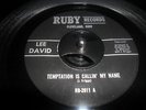lee david, temptation is calling my name/i feel a cold wave coming on